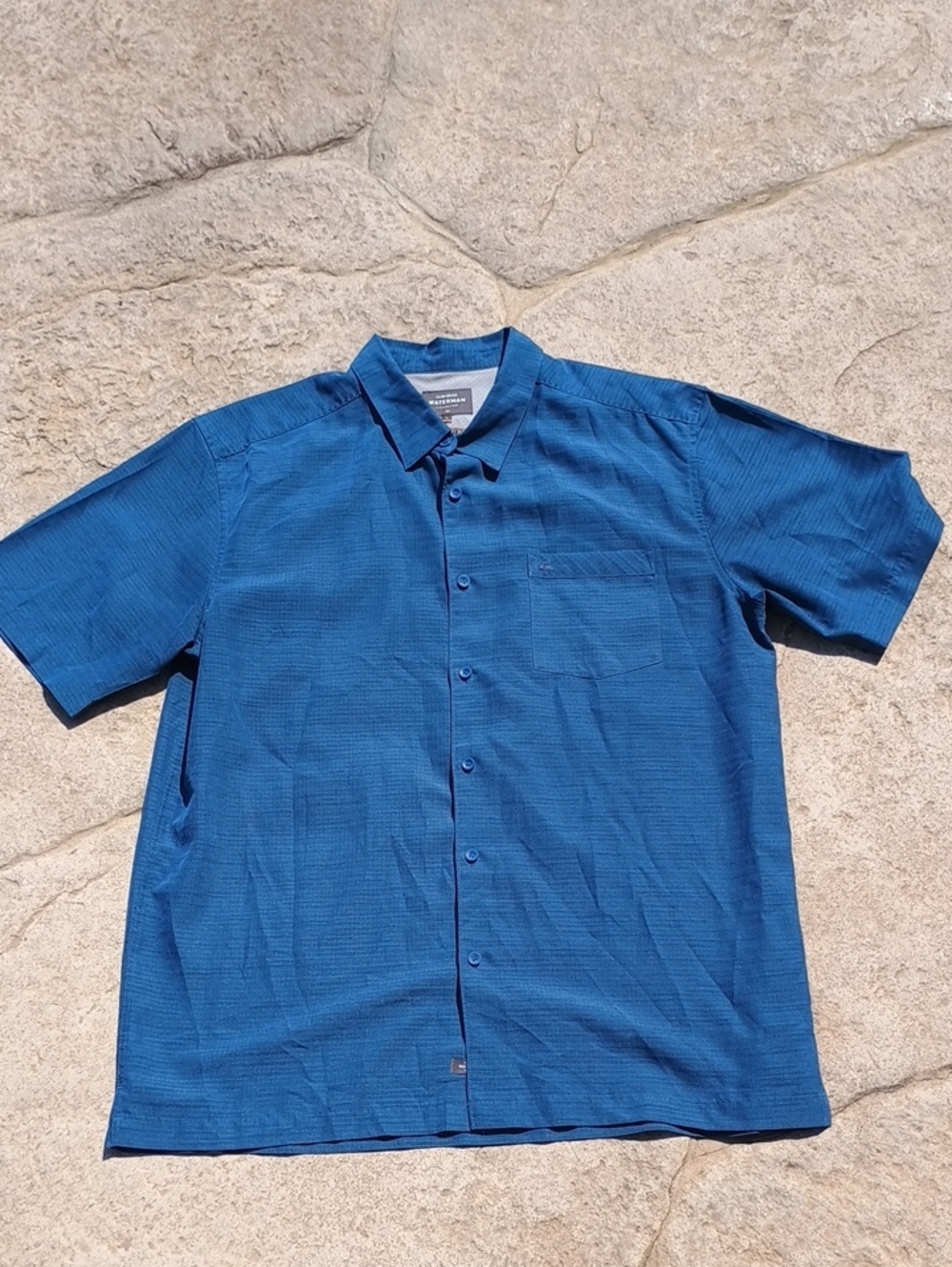 Quiksilver Waterman Centinela Premium Anti-Wrinkle Shirt Men's Size Large EUC